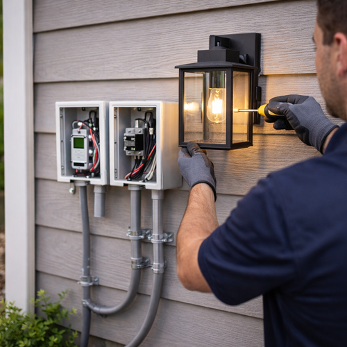 outdoor light fixure