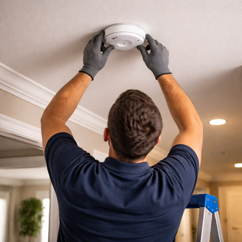 smoke detector install