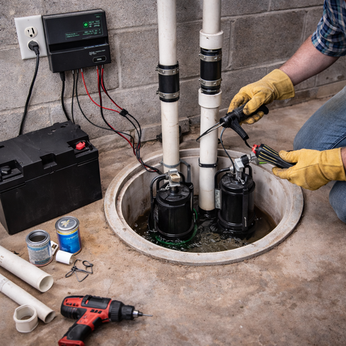 sump pump backup