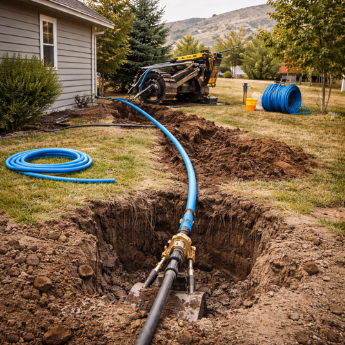 trenchless water line repairs