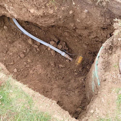 underground water line