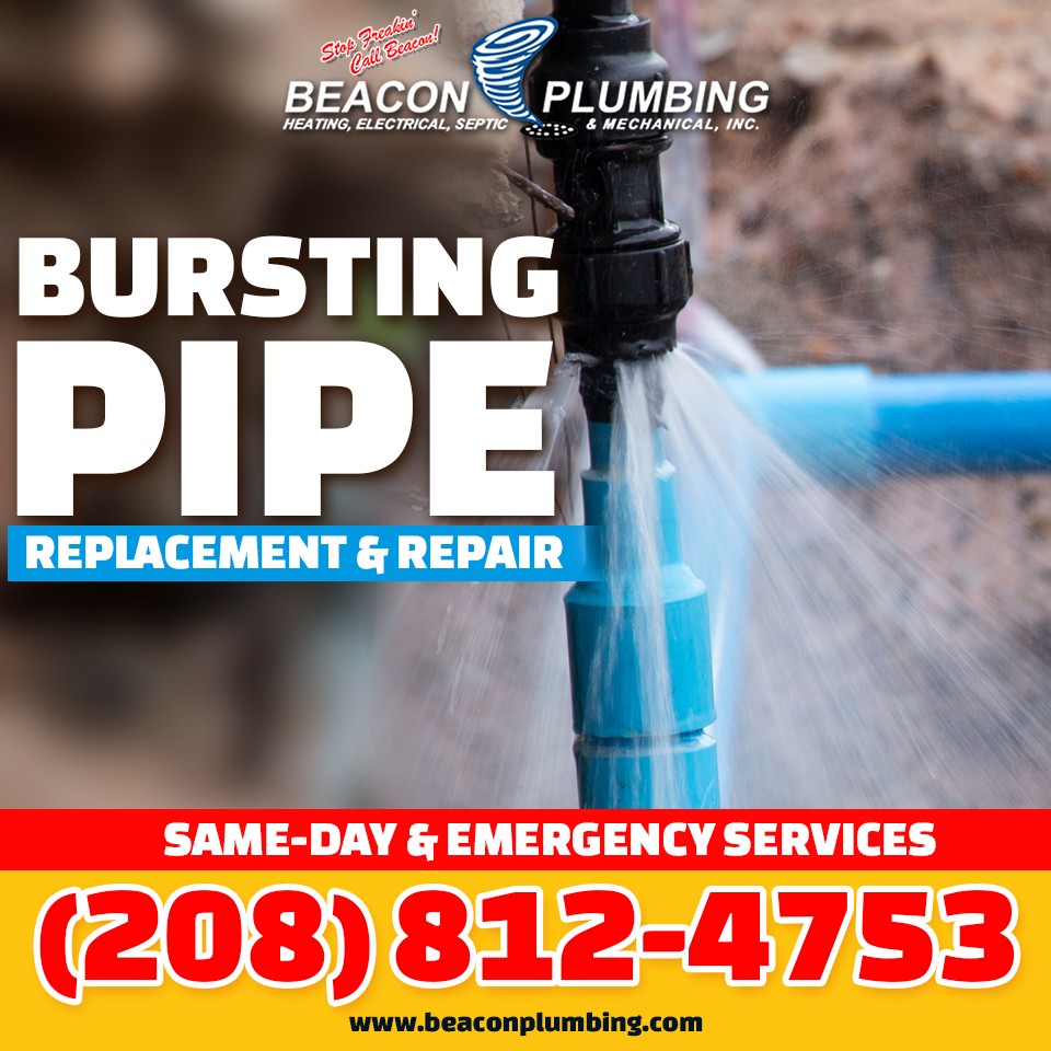 Repair Emmett burst pipes in ID near 83617